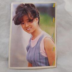 昭和レトロ　当時物　中森明菜　マイスケジュール　昭和アイドル　