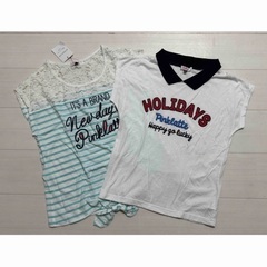 新品未使用 PINK-latte カットソー Tシャツ レース M オマケ付きの画像