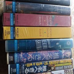 ビデオテープVHS❢　椎名へきる　８本　中古ジャンク品