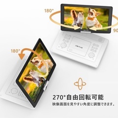 Amazon | Jekero ポータブルDVDプレーヤー 17.9型 液晶15.6