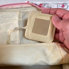 香水柄　バニティポーチの画像