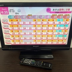 SHARP シャープ 22型液晶テレビ LC-22K7 2012年製