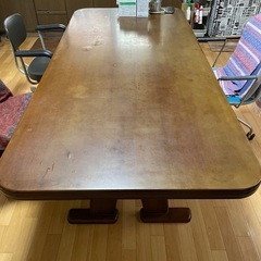 1300→1000円大きなダイニングテーブル　195 ✖︎95 66の画像