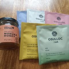 ニュージーランド  蜂蜜  と  韓国のフレーバーティ