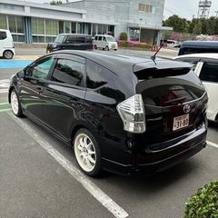車検2年付！プリウスα 7人乗り！ハイブリッド！低燃費！交換&交渉の画像