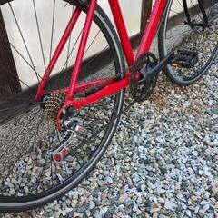 ビンテージピスト風カスタムロードバイクの画像