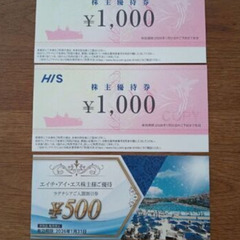 HIS、ラグーナ蒲郡の商品券のセット