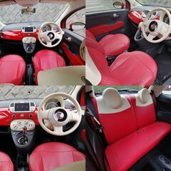 ★予備検査付！【とても綺麗なフィアット500】アンドロイドメディアプレイヤー★の画像