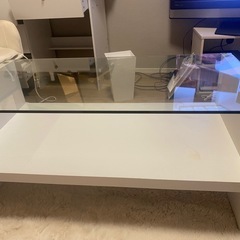 ローテーブル ガラス   センターテーブル