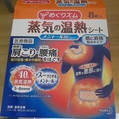 蒸気の温熱シート