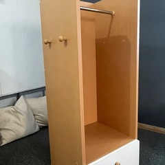 【キッズ】収納　ハンガーラックの画像