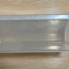 衣装ケース　衣類ケース　ボックス　クリアボックス　蓋に割れ有り