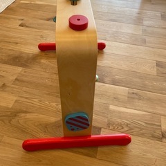 IKEA 木製 ベビージム LEKAの画像