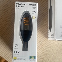 E17口金のTRÅDFRI LED電球