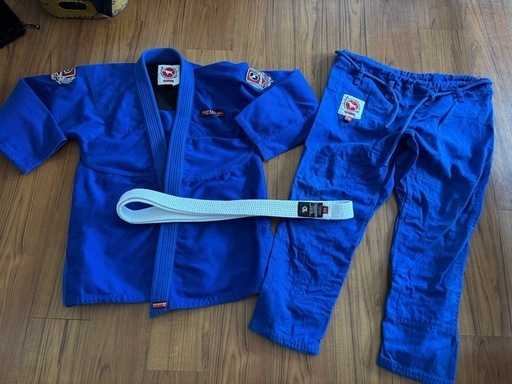 Bull Terrier ブルテリア柔術AOWサイズ帯付き