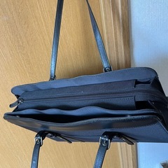 リクルートバッグ　就活　黒　トートバッグの画像
