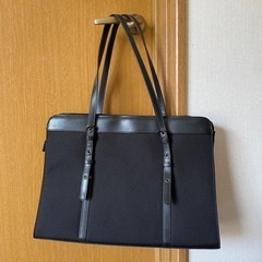 リクルートバッグ　就活　黒　トートバッグの画像