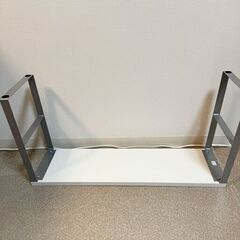 【Garage／ガラージ】デスクラック 定価6820円 机上ラック （オフィス家具,モニター台,ファイル棚,ディスプレイ棚,飾り棚,ローボード,コの字台,テレビ台,ファイルラック,良）の画像