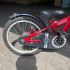 子供用自転車　18インチ　ジープ　マウンテンバイク　初めての自転車の画像