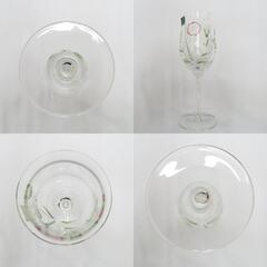 NORITAKE (ノリタケ) グラス フルートペアセット(アカ・アオ) Crystal glass クリスタルグラス シャンパングラス 2客セット  箱有 【キモノオフ野々市若松店】の画像