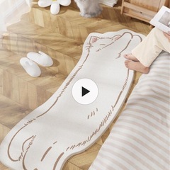 フロアマット 猫 40×120