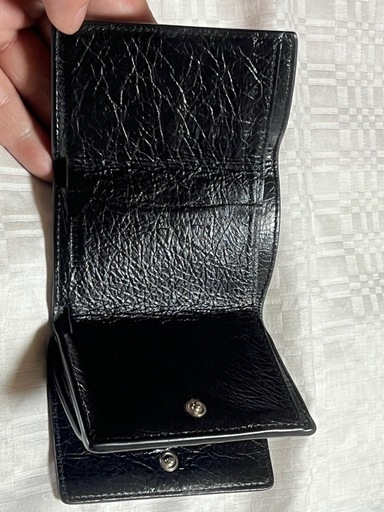 商品②✨️超美品✨️バレンシアガ グラフティ✨️三つ折財布✨️本革✨️シワ加工✨️ 今は希少でレア