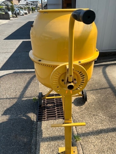 コンクリートミキサー 120L 小型 家庭用 まぜ太郎 電動 モーター