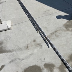 お話し中【お譲りします】物干し竿3つ、土台セットの画像