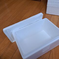 ［中古］発砲スチロール容器 （宅配便 保冷 クーラーボックス）の画像