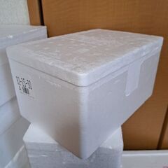 ［中古］発砲スチロール容器 （宅配便 保冷 クーラーボックス）の画像