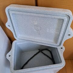 ［中古］発砲スチロール容器 （宅配便 保冷 クーラーボックス）の画像