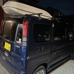 Terzo ルーフキャリアボックス　軽箱バンにて使用の画像
