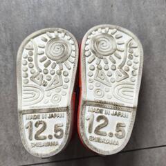アンパンマン　笛付きベビーサンダル12.5の画像