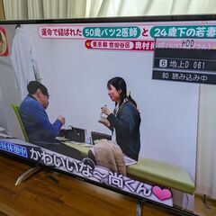 【49型倍速・ハイレゾ対応】4K液晶テレビ　※一部動作不備あり