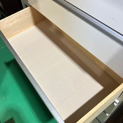 洋服タンス　収納家具　収納棚　白　ホワイト【横80.5奥44.5高120cm】の画像