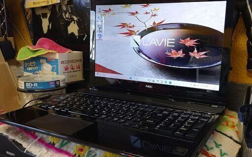 送料無料 いつまで NEC 別府のノートパソコン (Wクリック) i7 Core NS700/BAB Lavie Windowsノート本体