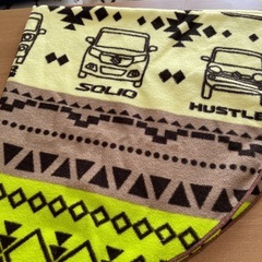 未使用　SUZUKI非売品タオル　円形の画像