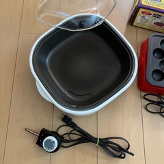 ホットプレートとたこ焼き器のセット
の画像