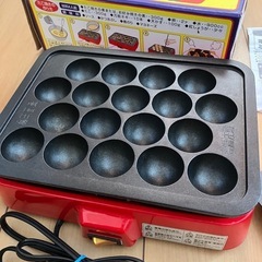 ホットプレートとたこ焼き器のセット
の画像