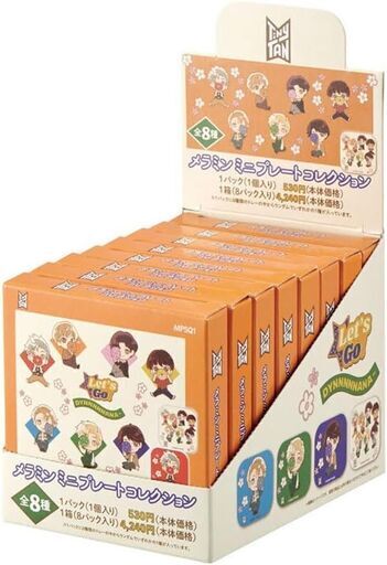 【新品在庫処分】BTS タイニータンメラミン ミニ プレート 8枚セット TinyTAN SET1045-A