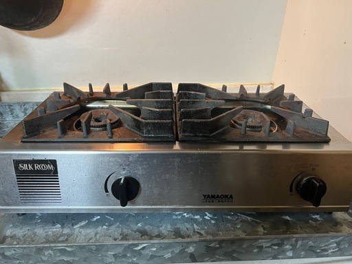 良品 yamaoka 都市ガス用　ガスコンロ