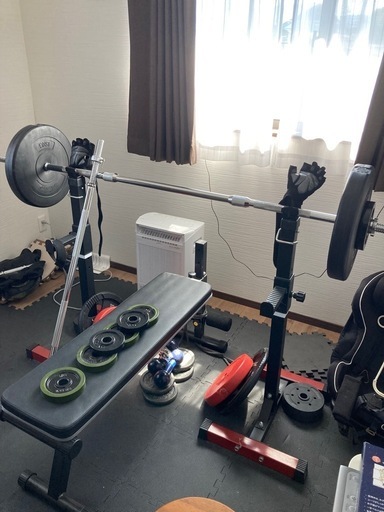 ベンチプレスセット約83kg筋トレウエイトトレーニング (kou