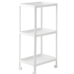 ニトリ ランドリーラック カナスタ 3段(ホワイト)の画像