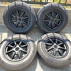 ワタナベ　レーシング　14インチ 8スポークホイール　185/7...