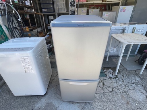 【リサイクルサービス八光】2018年製　パナソニック　NR-B14AW-S 冷蔵庫 138L パーソナル冷蔵庫 シルバー
