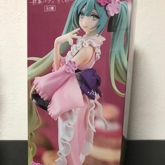 初音ミク　抹茶　パフェ　さくら　フィギュア