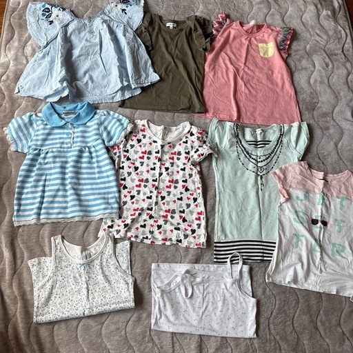 夏服ブランド物多数21点女の子まとめ売りサイズ120 (ski1028