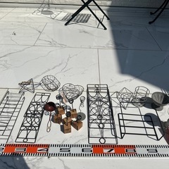 アイアン　籠　小物