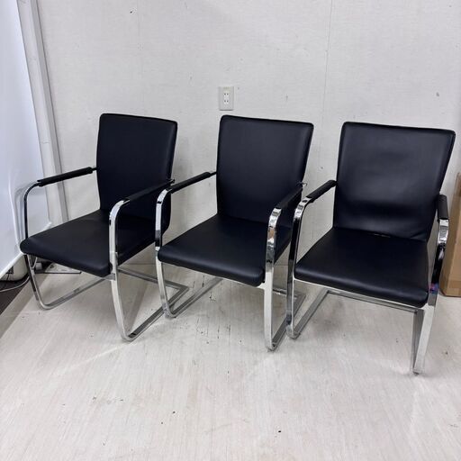 H 23490  ダイニングチェア 3脚 サカイ工芸   ◆大阪市内・東大阪市他 6,000円以上ご購入で無料配達いたします！◆ ※高