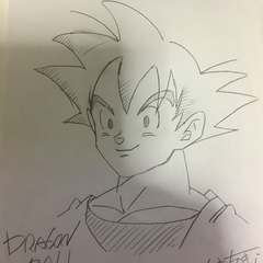 鳥山明　直筆サイン　